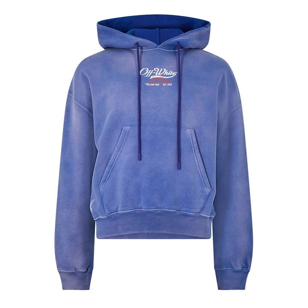 Off White Wave Off Hoodie - Purple